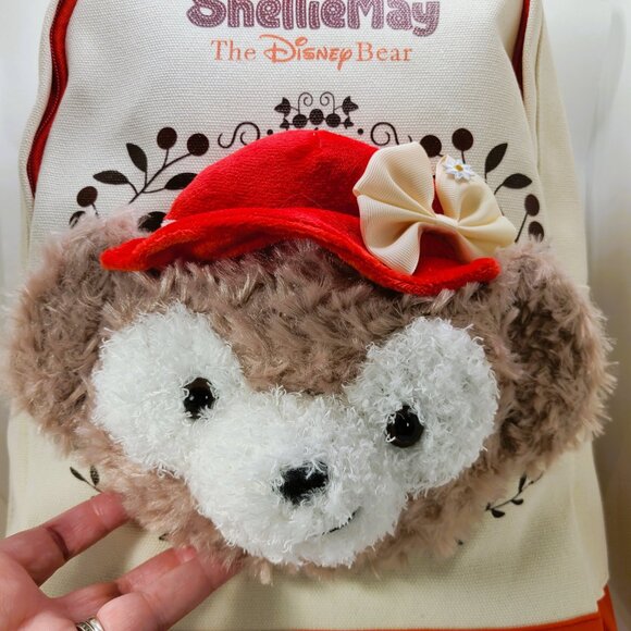 NEW Duffy Bear ShellieMay Backpack Disney Sea Tokyo Shellie May 3D Head Face - Picture 4 of 7